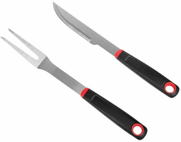 Набор приборов сокол для приготовления стейков на гриле: нож и вилка из нержавеющей стали - фотография № 8