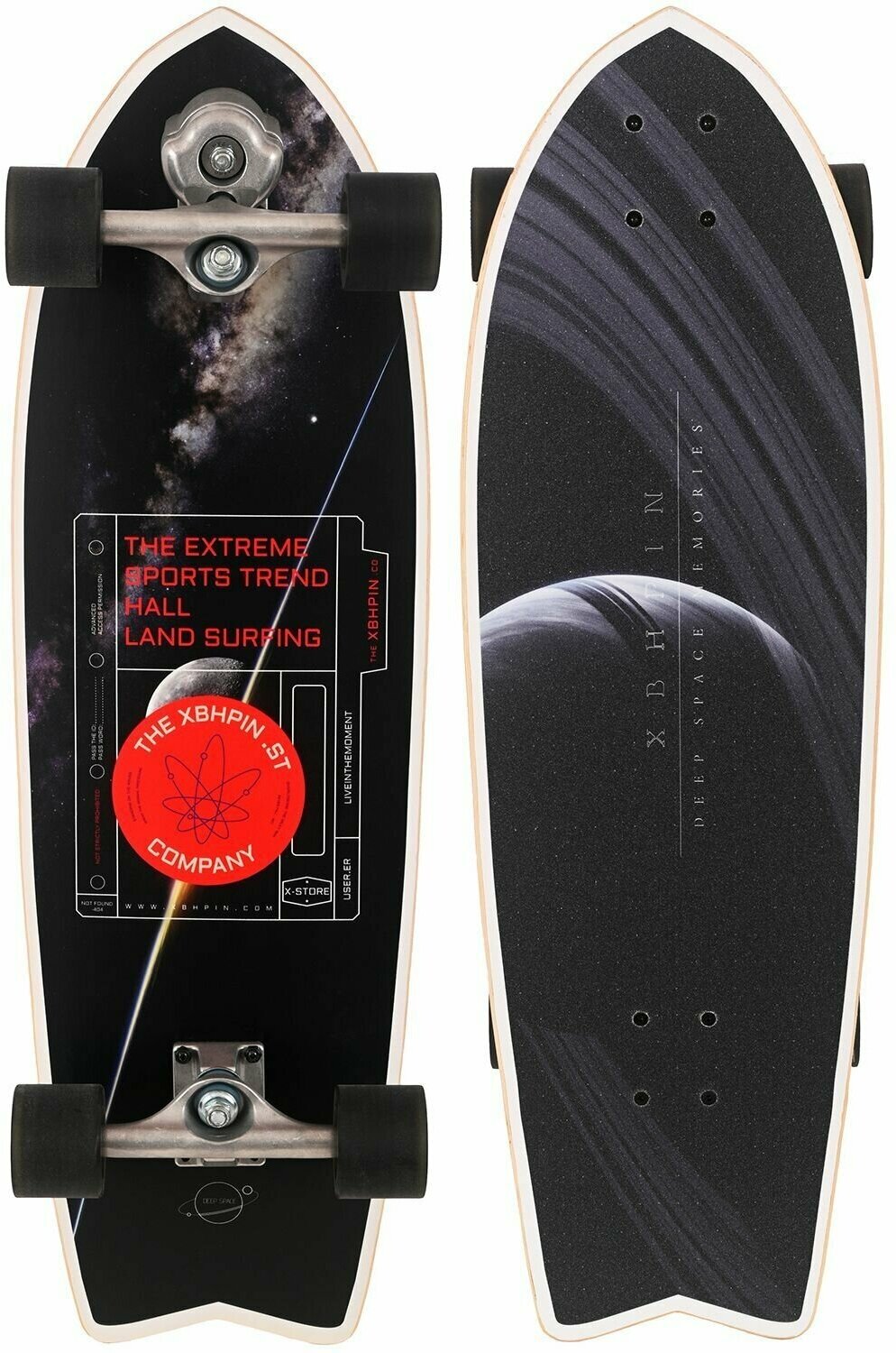 Серфскейт TERROR Moon (81.3х25 см) / Лонгборд-круизер скейтборд серф скейт взрослый