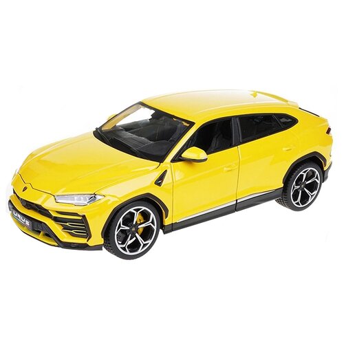 Легковой автомобиль Bburago Lamborghini Urus 18-11042 1:18, 24 см, желтый