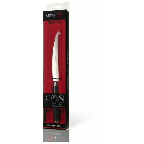 фото Нож кухонный стальной стейковый samura mo-v sm-0031/k