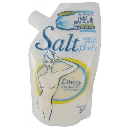 Sana Соль для тела массажная - Esteny body salt massage  wash, 350г