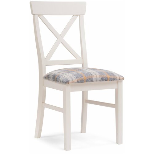 Деревянный стул Woodville Калатея Слоновая кость/Ткань Р19