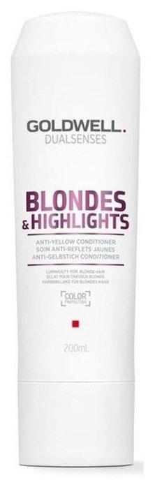 Goldwell dualsenses blondes highlights кондиционер против желтизны 200 мл