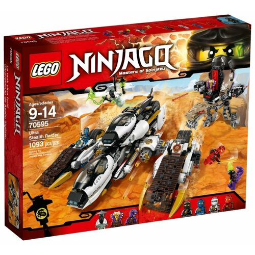 Конструктор LEGO Ninjago 70595 Ультра рейдер-невидимка, 1093 дет. конструктор внедорожник с суперсистемой маскировки 20529