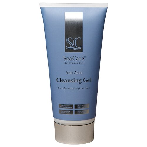 фото Seacare очищающий гель от прыщей и угрей anti-acne cleansing gel, 150 мл