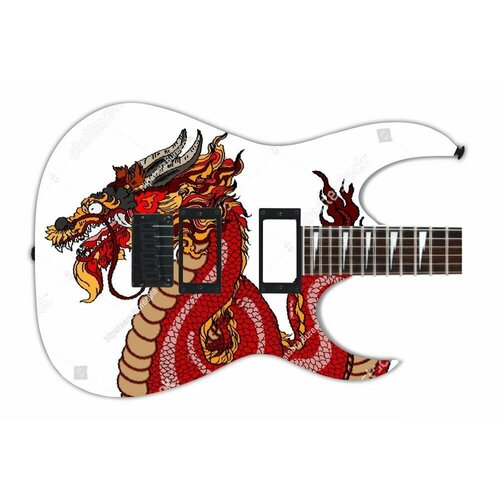 Гитарный скин Китайский дракон