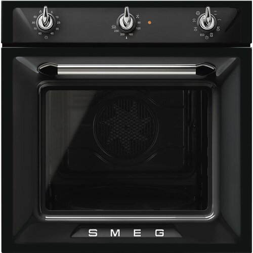 Электрический духовой шкаф Smeg SF6905N1, черный духовой шкаф smeg sop6301s2x