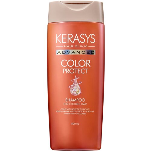 KERASYS Шампунь для волос Shampoo Color Protect защита цвета, 400 мл