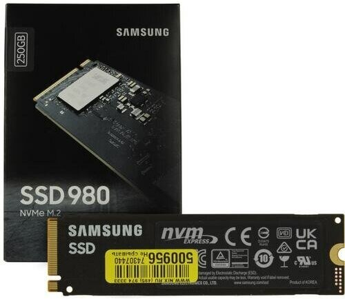 SSD Samsung 980 250 Гб MZ-V8V250BW