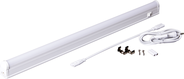 Светодиодный LED светильник Jazzway линейный 10W(900lm) 4000K 872x22x36 IP20 пласт PLED T5i-900 4K .2850645А
