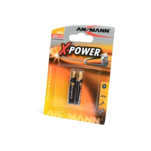 фото Батарейка ansmann x-power aaaa 2 шт блистер