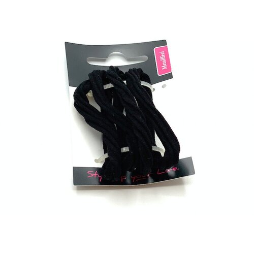 Резинка для волос, 4 шт, черный PARSA BEAUTY 52343