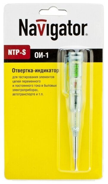 Отвертка-индикатор NTP-S Navigator 71116 - фотография № 4