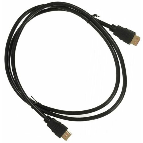 Кабель аудио-видео Buro HDMI 1.4 HDMI (m)/HDMI (m) 1.5м. Позолоченные контакты черный (BHP) кабель buro аудио видео hdmi m displayport m 3м позолоченные контакты черный hdmi dp 3m