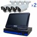 Комплект видеонаблюдения AHD 2Мп Ps-Link KIT-C9208HD с монитором 8 камер для улицы