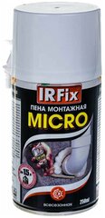 Монтажная пена IRFix MICRO STD бытовая, всесезонная, 250мл