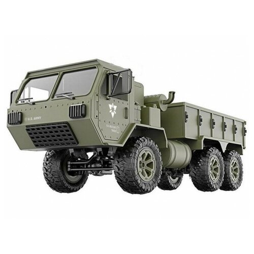 Радиоуправляемая машина американский военный грузовик 6WD RTR масштаб 1:16 2.4G Feiyue FY004A радиоуправляемая машина mn model военный грузовик серый 6wd 2 4g 1 16 rtr