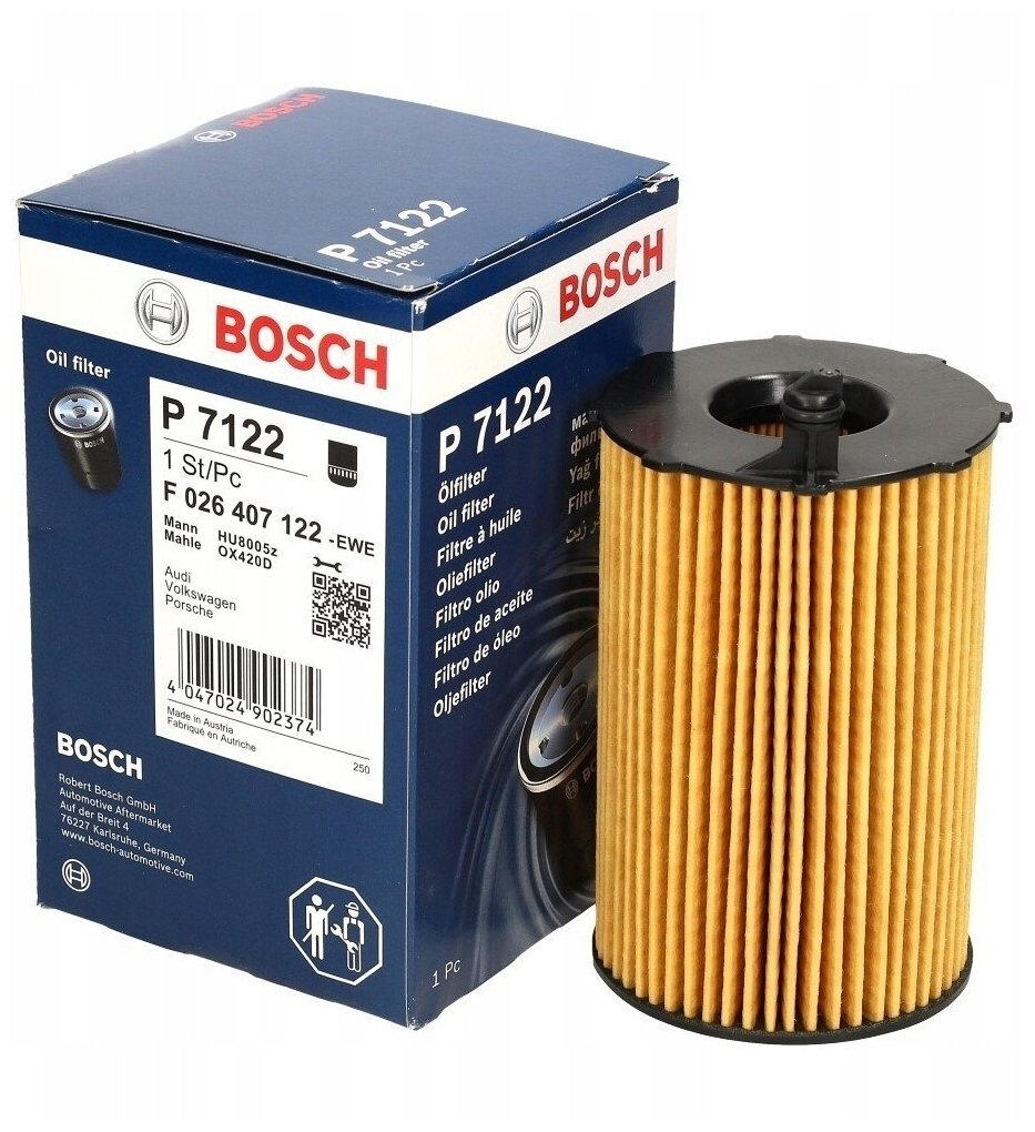 BOSCH фильтр масляный F026407122