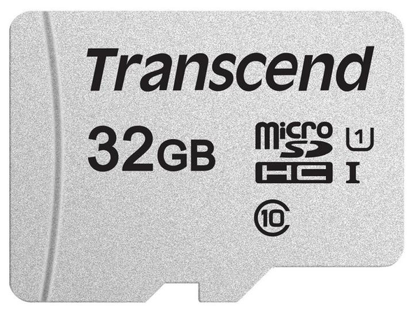 Transcend Карта памяти Transcend 300S microSDHC 32Gb UHS-I Cl10 + адаптер, TS32GUSD300S-A