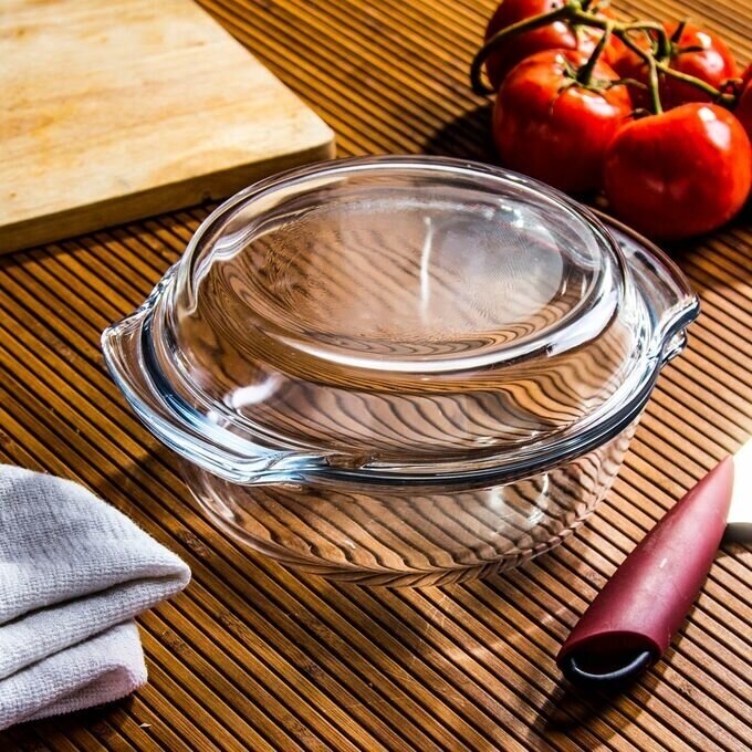 Кастрюля для запекания Pyrex Essentials 207A000N/2022, 1.4 л, 18 см - фотография № 4