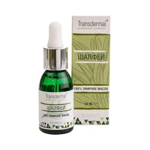 Domix, Эфирное масло Transdermal, шалфей, 30 мл