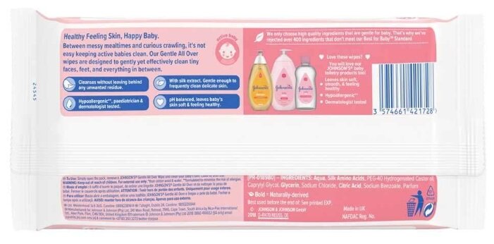 johnsons baby wipes gentle all over