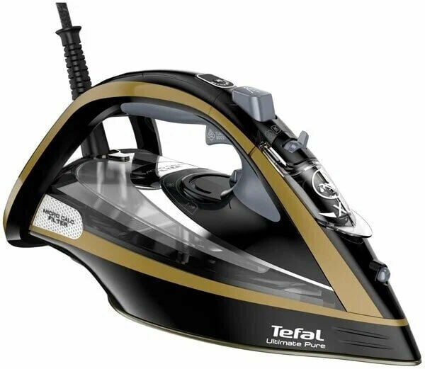 Утюг Tefal FV9865 Ultimate Pure, черный/коричневый