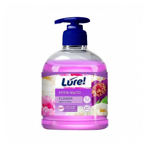 Lure Крем-мыло жидкое Цветочное, 500 мл