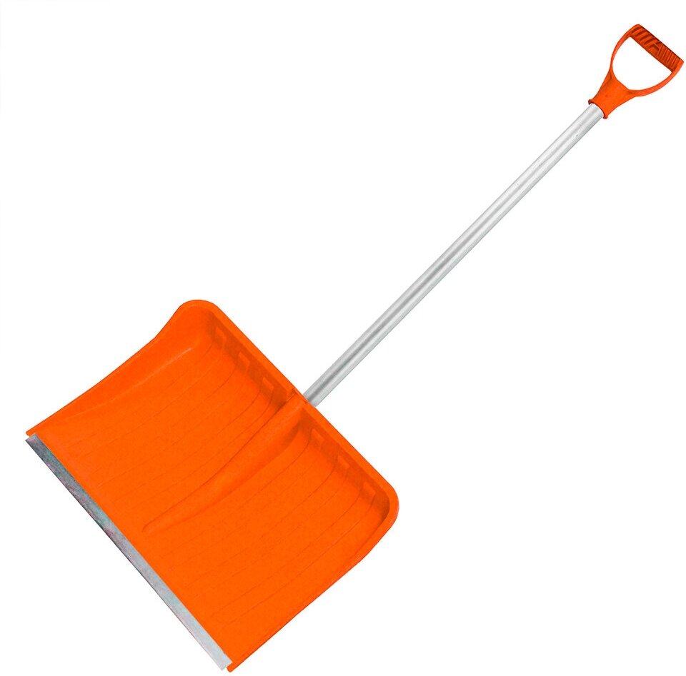 Лопата снеговая Павловская Заря полипропилен с металлическим черенком 1300х530 мм (ZP0094a)