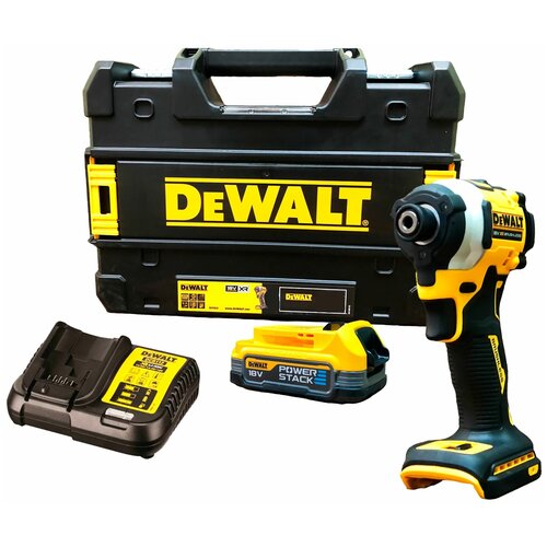 Шуруповерт аккумуляторный DEWALT DCF850E1T-QW шуруповерт dewalt dcd771d2 ks