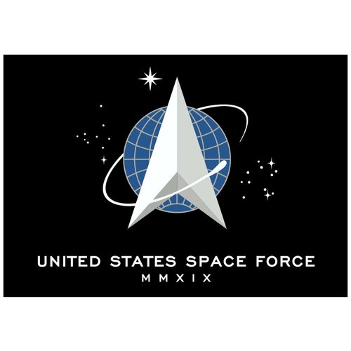 Флаг космических сил США 70х105 см