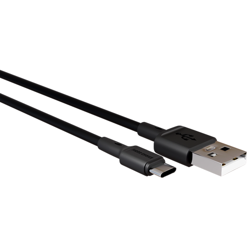 Дата-кабель USB 2A для Type-C More choice K14a TPE 2м Black