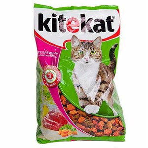 Фото KiteKat Корм для кошек сухой Телятинка 350 гр