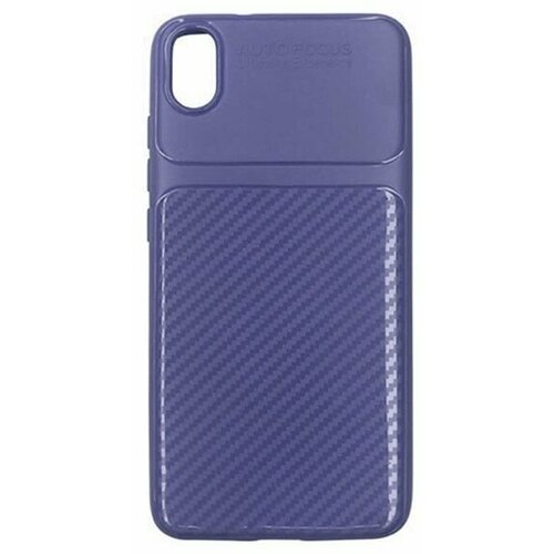 Силиконовая накладка AUTO FOCUS XIAOMI Redmi 7A , темный-синий