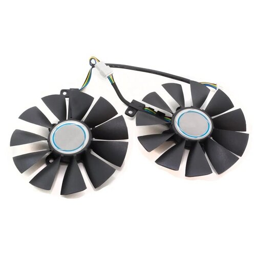 T129215SU, T129215BU, pld09215s12hh, 87мм Кулер (вентилятор охлаждения) для видеокарт Asus RX570 EXPEDITION; RX580 480 GTX1070 1060 DUAL; RX460 STRIX