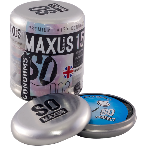 Презервативы экстремально тонкие MAXUS Extreme Thin - 15 шт. с кейсом внутри