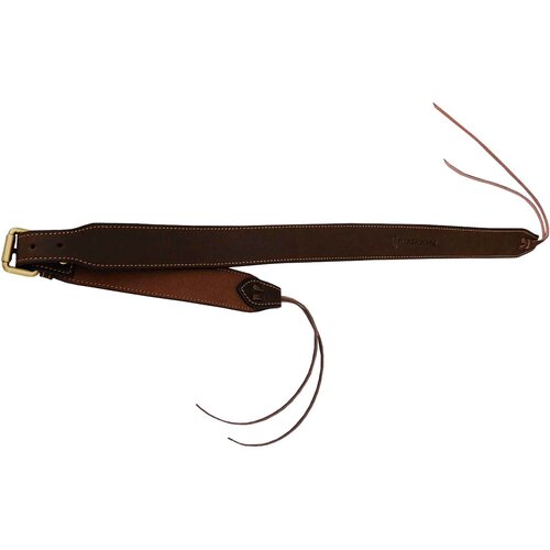 Ремень для ружья Maremmano 90 см, бесшумный регулируемый с шнурковой застёжкой, кожаный (ML615)