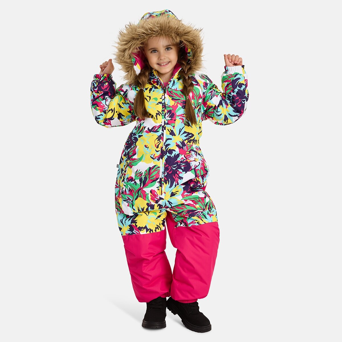 Комбинезон утеплённый Huppa Wille, размер 152, , разноцветный — фото 1