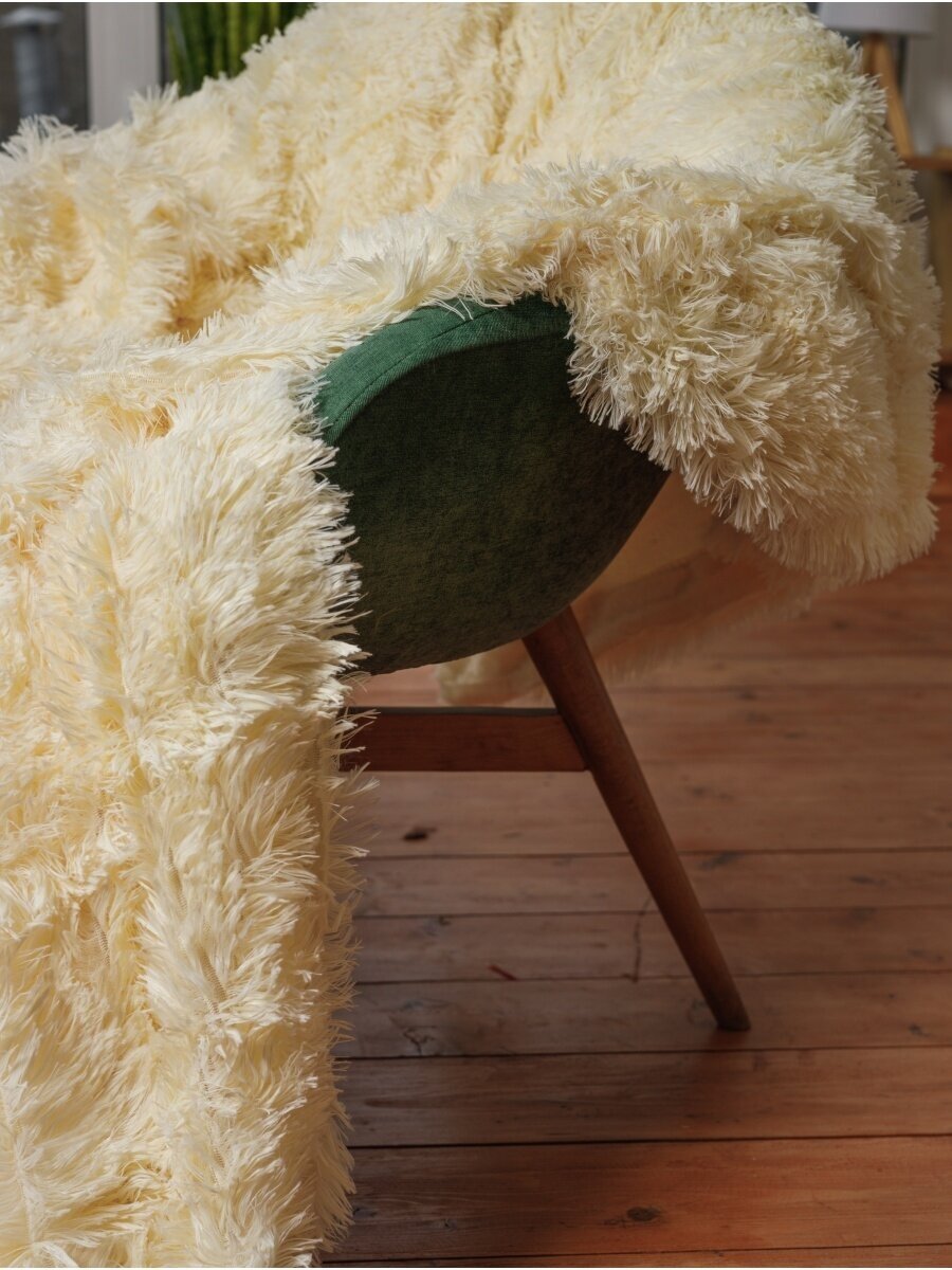 Плед травка 220х240 евро на диван кресло - фотография № 5