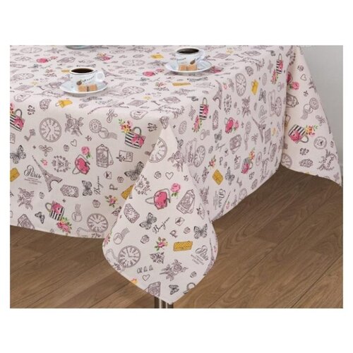 фото Скатерть из рогожки "арт дизайн"; мадам; размер 150 х 120 артдизайн