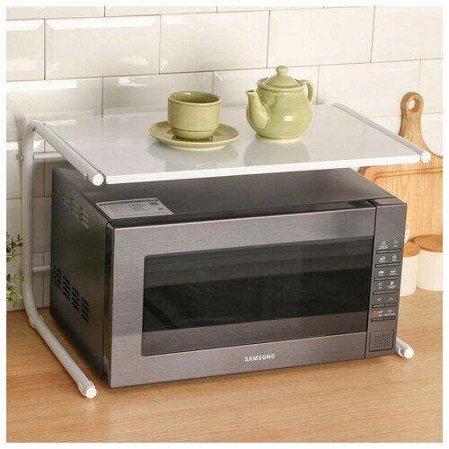 Этажерка для микроволновой печи 5638355 см цвет белый 2536₽