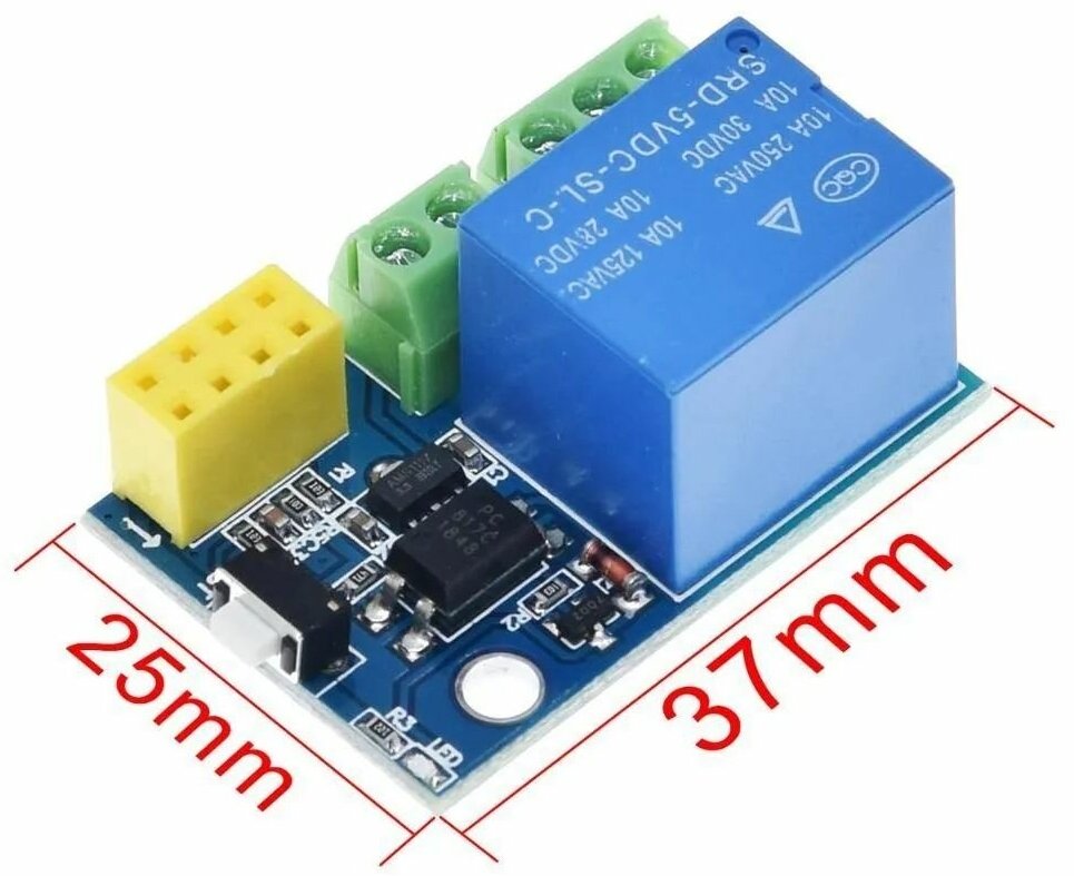 Модуль реле 5В 1-канал для ESP-01