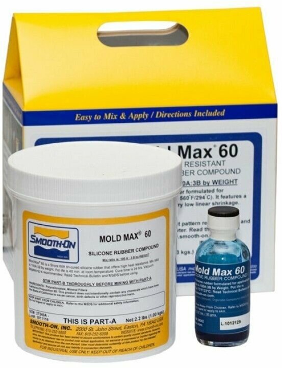 Mold Max 60 (A+B) 1,03 кг Силикон для изготовления форм для литья металлов