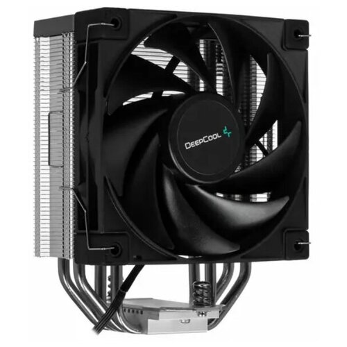 Кулер DEEPCOOL AK400 LGA1700/1200/115X/AM4 (18шт/кор, TDP 260W, PWM, Fan 120mm, 4 тепл. трубки, черный) RET