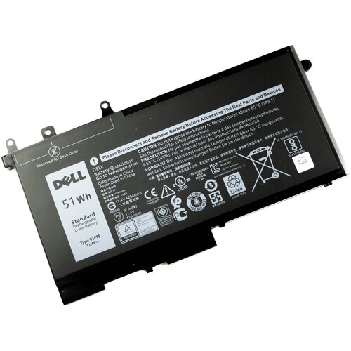 Аккумулятор для Dell 5280 5490 (11.4V 4254mAh) ORG p/n: 4YFVG 93FTF new original 65w type c latitude ac adapter for dell latitude 5290 5290 2in1 5480 5490 5491 5495 7490 charger power supply