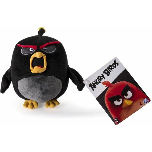 Angry Birds 90513 Плюшевая птичка 13см №3 - Бомб