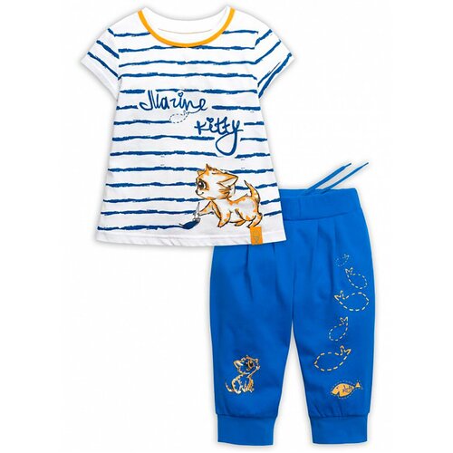 Комплект одежды Pelican, футболка и бриджи, размер 3, мультиколор