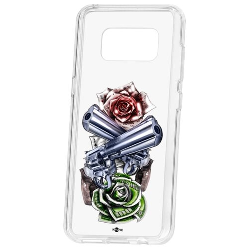 фото Чехол на samsung galaxy s8 kruche print карты деньги 2 ствола