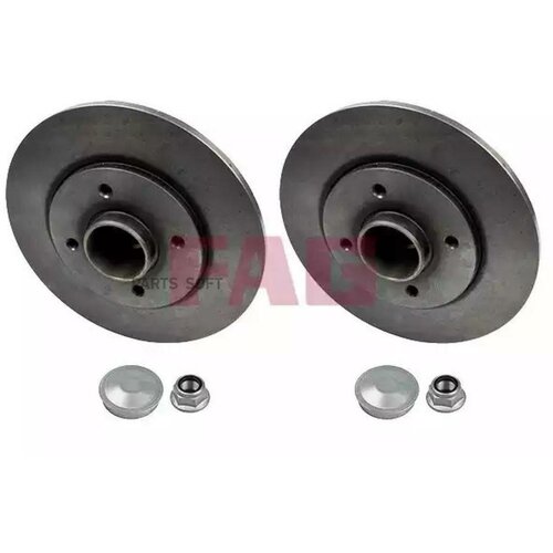 FAG 713531100 Диск тормозной со встроенной ступицей задн RENAULT CLIO IITHALIA 10-2015-19D 98-06 28027₽