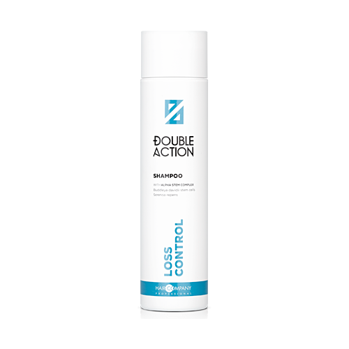 Hair Company шампунь Double Action Loss Control против выпадения, 250 мл маска восстанавливающая hair company professional double action hair repair mask 250 мл